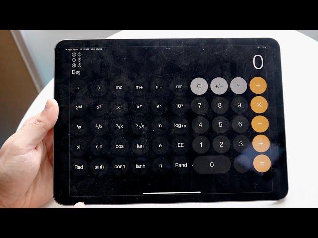 How To Use Calculator On iPad!