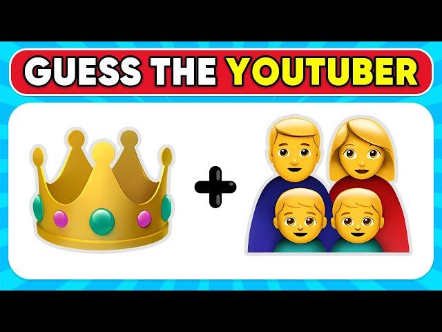 Can You Guess The YouTuber By Emoji? | Emoji Quiz