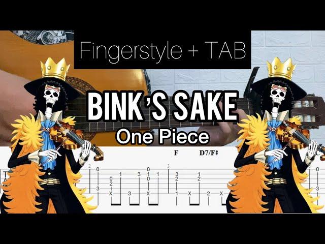 (Yohohoho) One Piece - Bink's Sake | Fingerstyle Guitar (TABLATURE + CHORD)