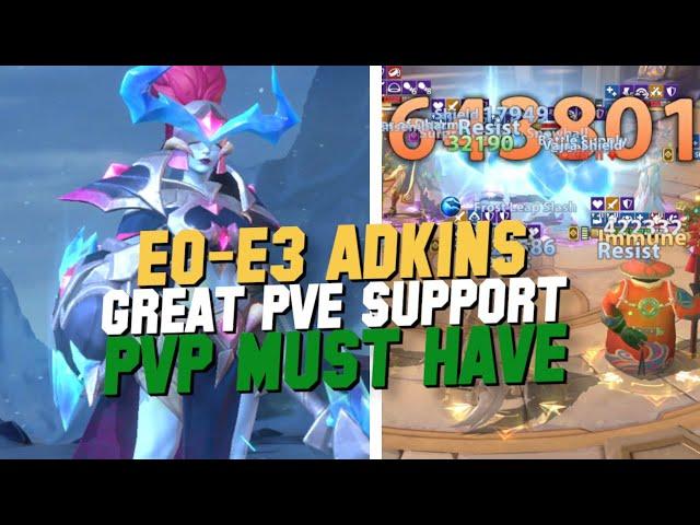 E0-E3 ADKINS, PvP MONSTER and GREAT PvE support in Infinite Magicraid