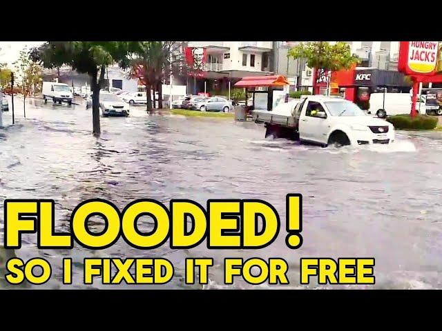 Looking after my city and unblocking drains for FREE!