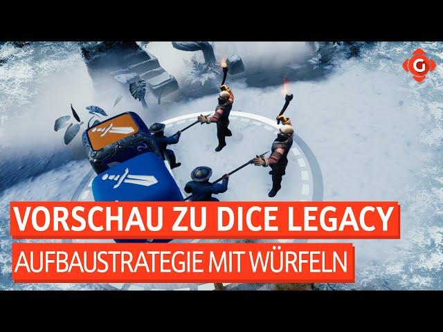 Aufbaustrategie mit Würfeln - Vorschau zu Dice Legacy | PREVIEW