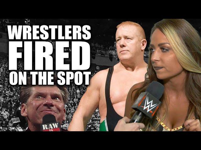 10 WWE Wrestlers Who Were Fired On The Spot