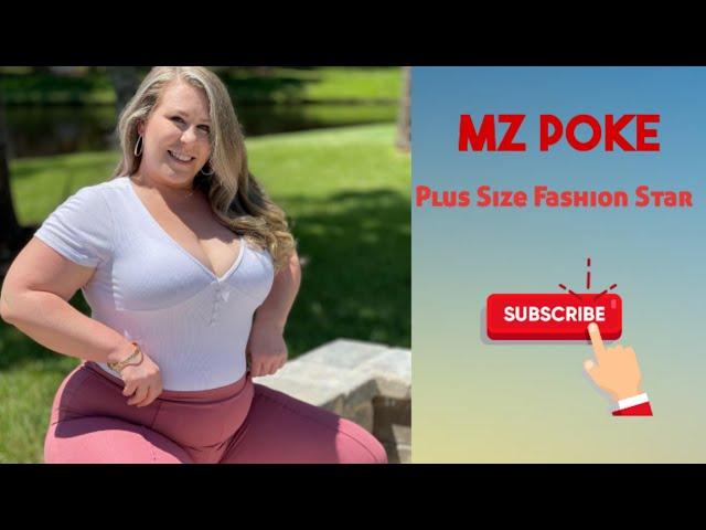 MZ Poke  - Beautiful Plus size Model - Curvy Fashion creator - Body Positive Advocate