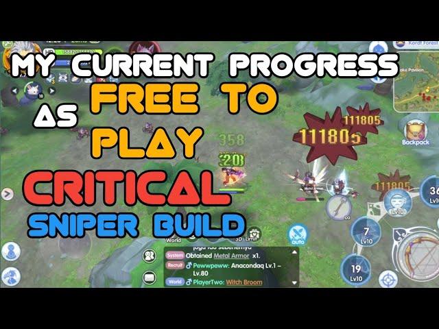 Ragnarok X Next Generation F2P Critical Sniper Build lvl 70 (English Subtitle)