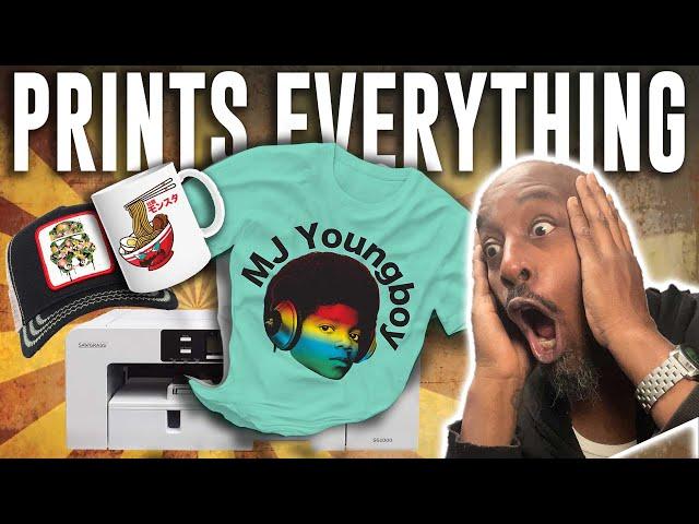 How To Print Sublimation T-shirts. This Machine Prints Everything