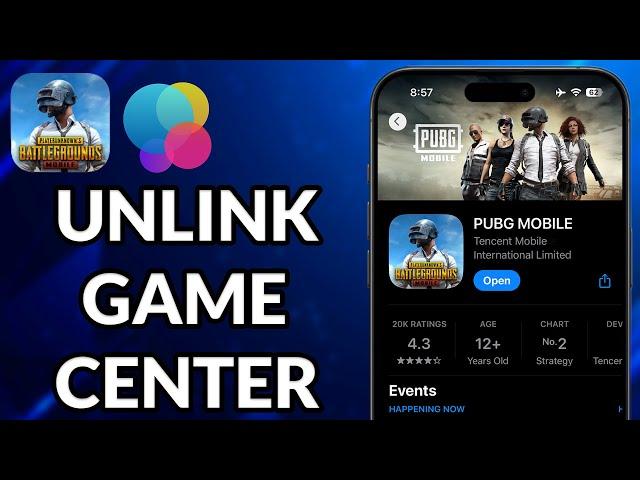 How To Unlink Game Center PUBG Mobile iPhone