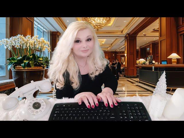 ASMR LUXURY HOTEL CHECK IN RECEPTIONIST ROLEPLAY SOFT SPOKEN