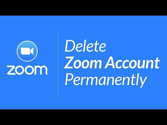 How To Delete Zoom Account Permanently 2022 | Zoom Account Deleted on Android and PC