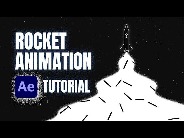 EASY Rocket Flying Animation Tutorial in After Effects