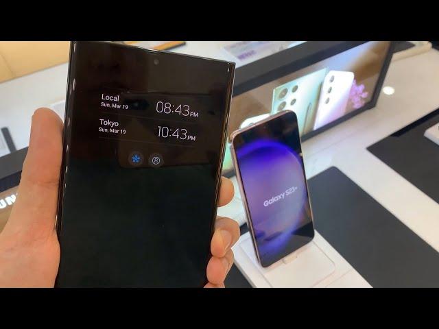 Samsung Galaxy S23/S23+/Ultra: How to Add Dual Clock on Always On Display Lock Screen