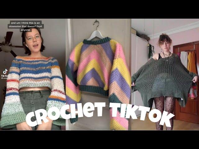 TIKTOK CROCHET KNITTING COMPILATION #030 | crochet sweater edition