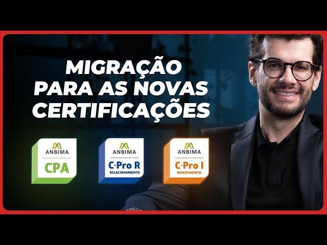 URGENTE: ANBIMA anunciou como vai funcionar a migração das certificações CPA 10, CPA 20 e CEA