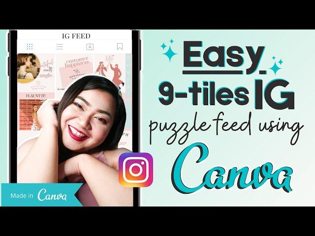 How to make an Easy Instagram Puzzle Feed using Canva