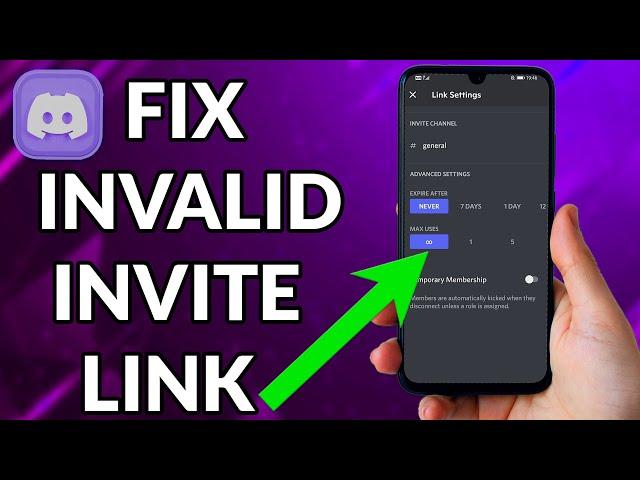 How To Fix Invalid Invite On Discord Mobile