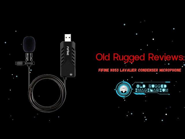 Old Rugged Reviews: Fifine K053 Lavalier Microphone Review