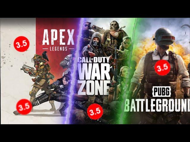 КАК ИГРАЮТСЯ БАТЛ РОЯЛИ В 2022 ? | Warzone | PUBG | Apex Legends