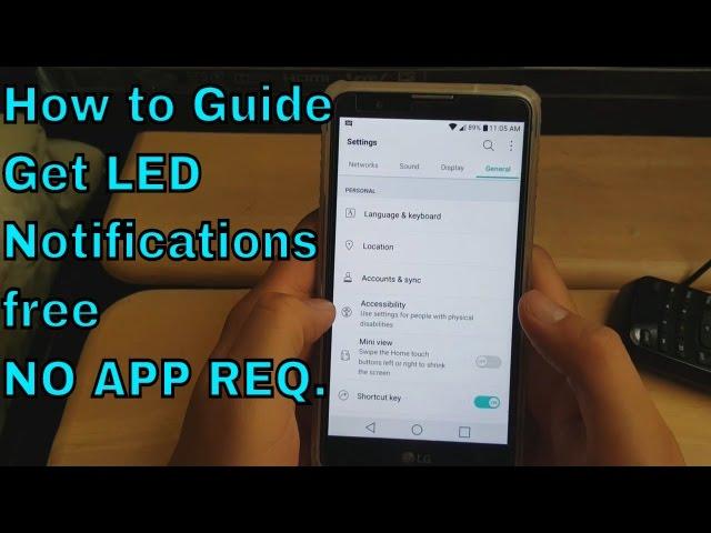 How to Enable LED Flash Alerts On Any Android Smartphone (HD)