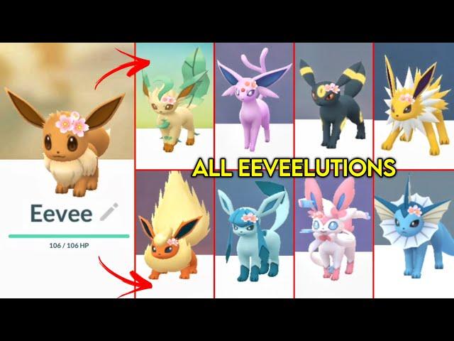 Easiest way to get All Eeveelutions in Pokemon go | Spring into Spring event.