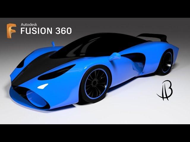 Car Design Speedrun 7 - Using Autodesk Fusion 360 - supercar SBX360