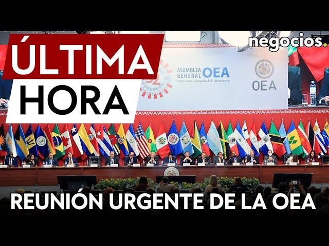 ÚLTIMA HORA | Nueve países latinoamericanos piden una reunión urgente de la OEA por Venezuela