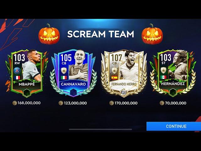 200,000 FIFA Points Scream Team Pack Opening! Prime Icon Hierro & 103 Mbappe Claimed FIFA MOBILE