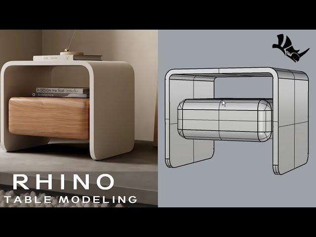 Rhino for beginner - table design