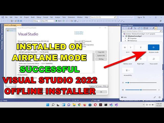 Install Visual Studio 2022 with Offline Installer