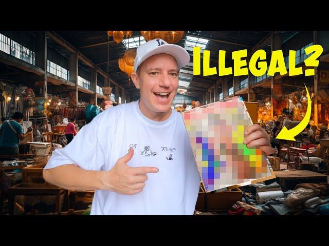 Buying Crazy things from Bangkok's Largest Second Hand Market!!