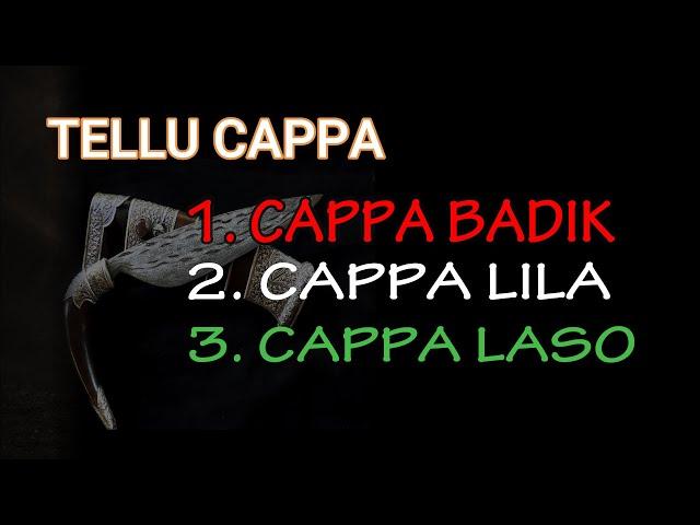 "TELLU CAPPA" -  Etimologi, Terminologi dan Filosofi || Falsafah Bugis Makassar