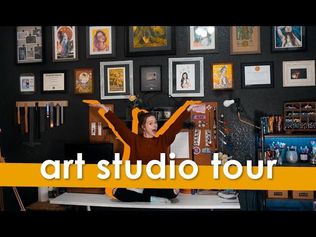 My Brand New ART STUDIO! (2019 Studio Tour)