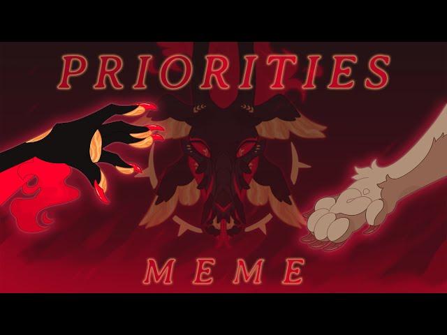 priorities animation meme