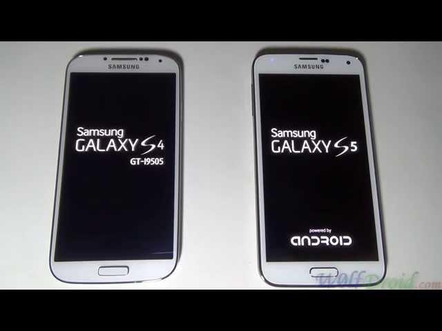 Samsung Galaxy S5 Vs Samsung Galaxy S4 Booting Time