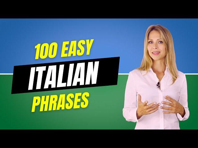 100 Easy Italian Phrases for Beginners | Italian Lesson