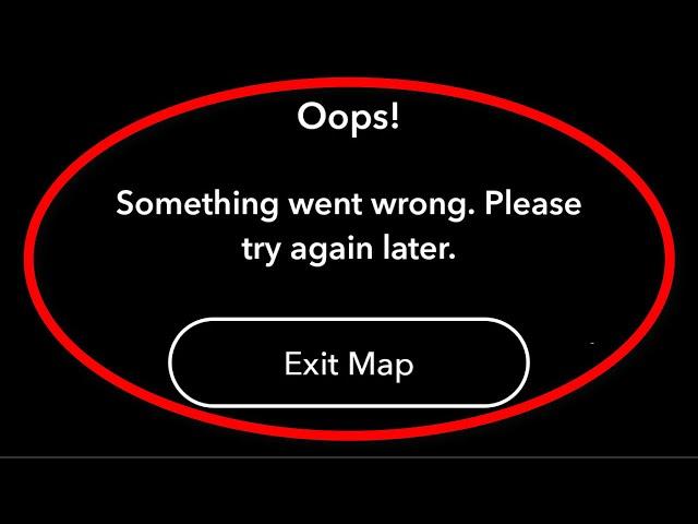 How To Fix Snapchat -Oops ! Something Went Wrong -  Please Try Again Later Error Android & Ios