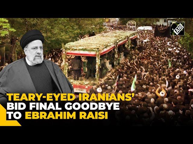 Sea of Iranians arrive to pay final respect to Prez Ebrahim Raisi, foreign minister Hossein Amir