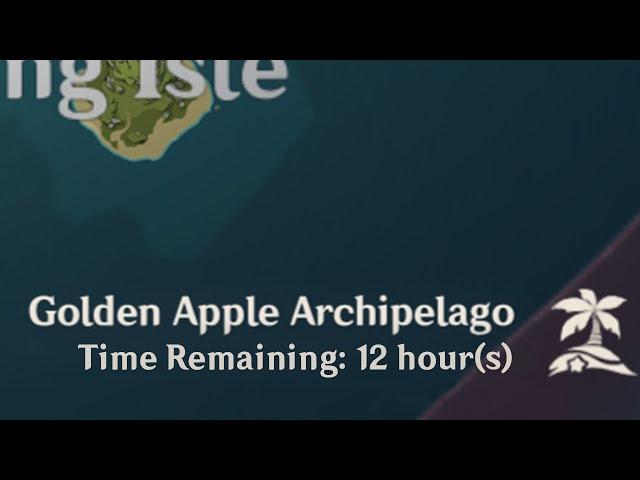 When You Reealize Golden Apple Archipelago is About to be Closed