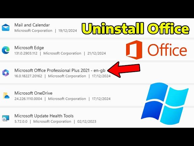 How To Uninstall Microsoft Office (Word, PowerPoint, Excel)