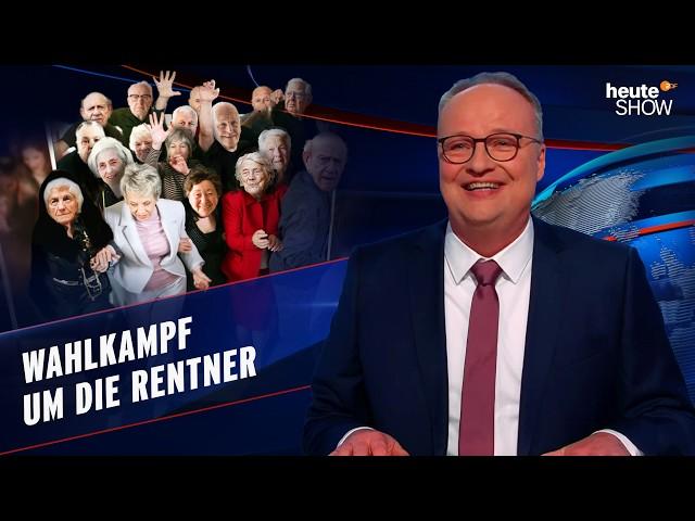 Weihnachtswahlkampf: Geschenke für Rentner und Kürzungen für den Rest | heute-show vom 13.12.2024