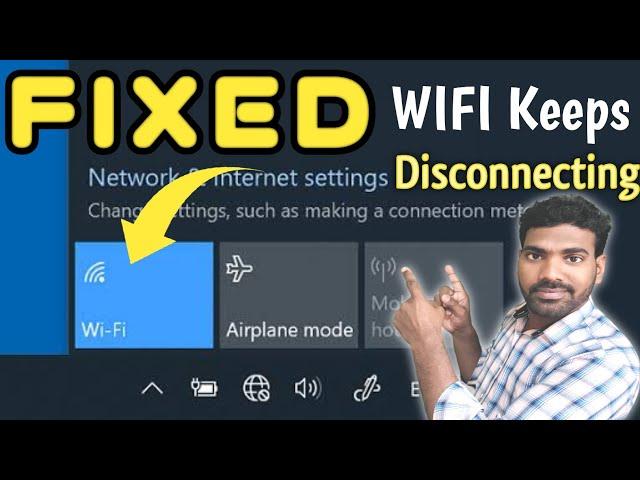 Solve WiFi Connection Problem In Your PC/Laptop | Fixed WiFi Disconnecting