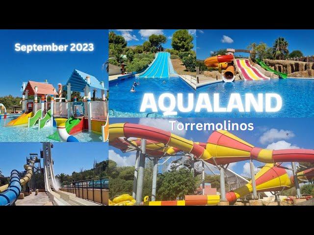 AQUALAND (4K) - Torremolinos, Spain - WHAT A DAY!- MALAGA - COSTA DEL SOL - POV SLIDES AND MUCH MORE