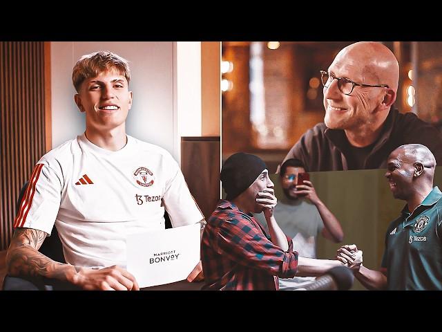 Garnacho Delivers The Surprise Of A Lifetime | Manchester United  @MarriottBonvoy