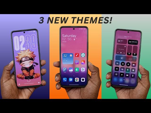 3 New HyperOS THEMES To Customise Your Xiaomi Redmi & Poco Devices (Hindi)