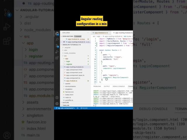 Angular Routing Configuration |  #angular15 #techshareskk #angular #routing