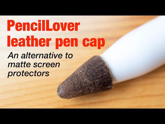 Leather pen tip cover for Apple Pencil (made by PencilLover)