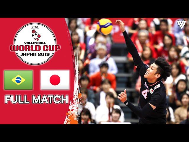 Brazil  Japan - Full Match | Men’s Volleyball World Cup 2019