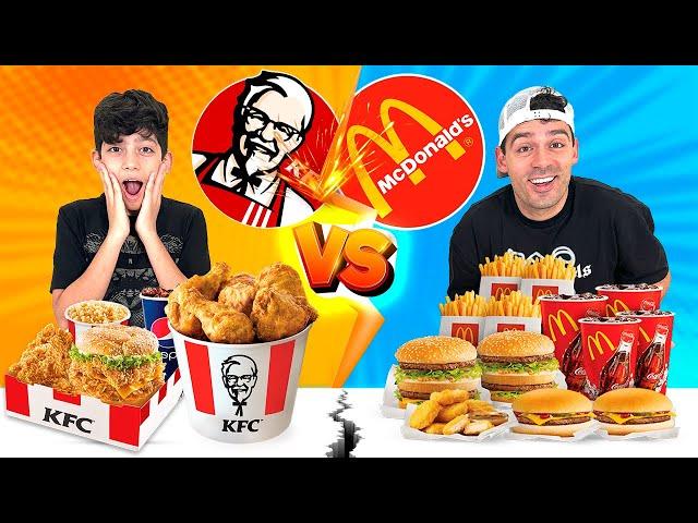 McDonalds vs KFC – Jason and Alex’s Ultimate Food Test!