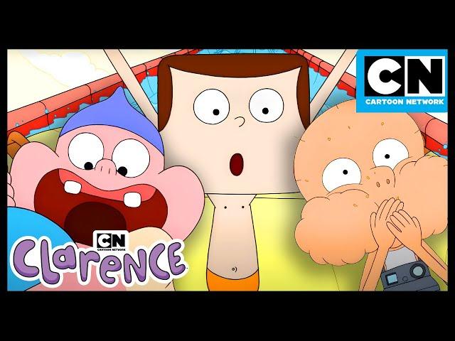 Epic Waterslide | Clarence Best Episodes | Cartoon Network