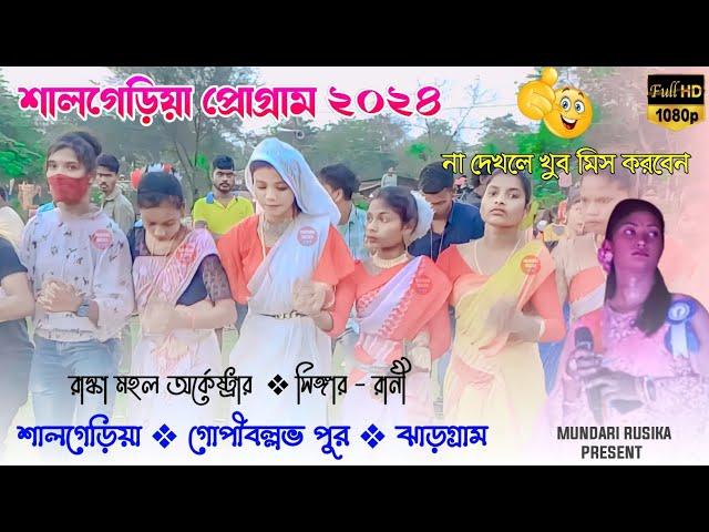 শালগেড়িয়া মুন্ডারী প্রোগ্রাম ২০২৪ | Salgeria Program Video | New Mundari Orcastra Video 2024