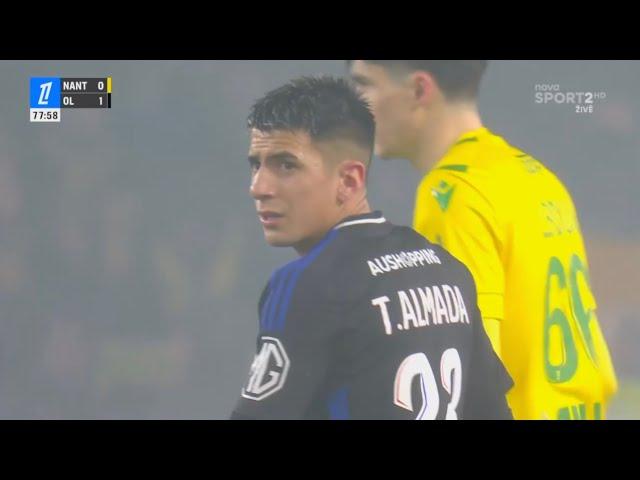 Thiago Almada vs Nantes (All Actions) - First Match with OL - 26/01/2025 HD